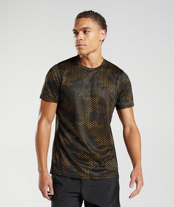 Gymshark Sport Muške T Shirts Žute | HR 2497HAP